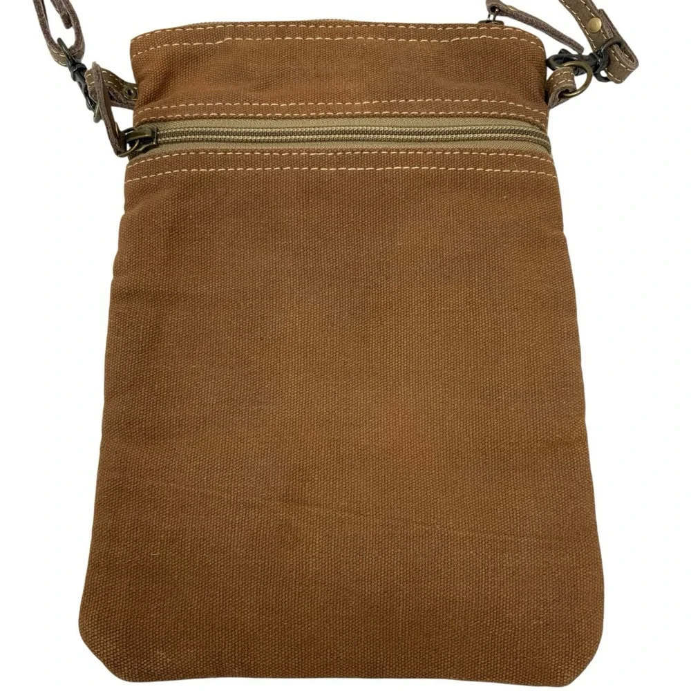 Myra Crossbody Bag Purse Sailing Anchor Harbor‎ Coastal Cottage Nautical Canvas